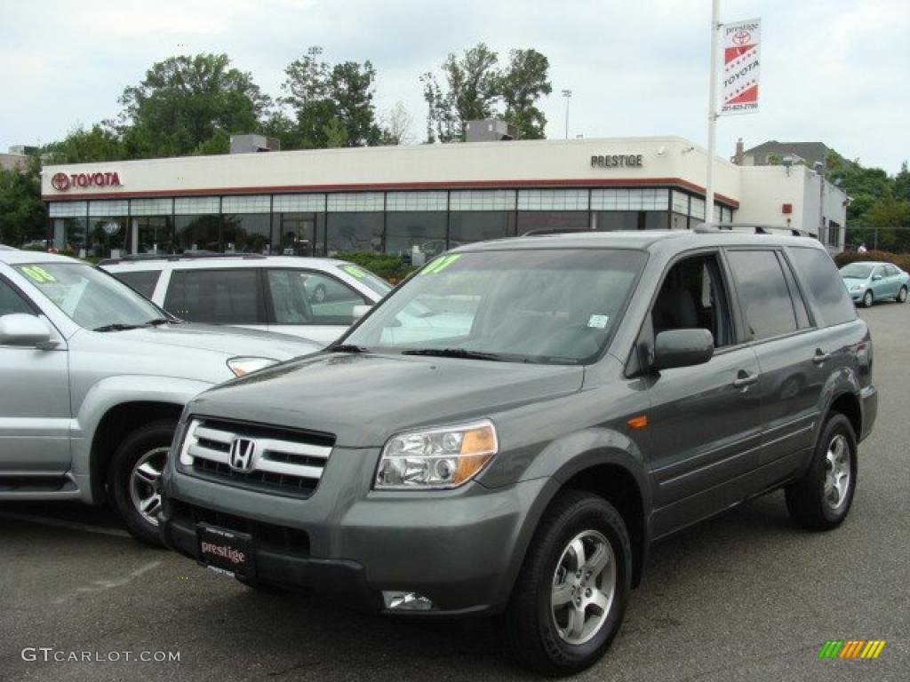 2007 Pilot EX 4WD - Nimbus Gray Metallic / Gray photo #1