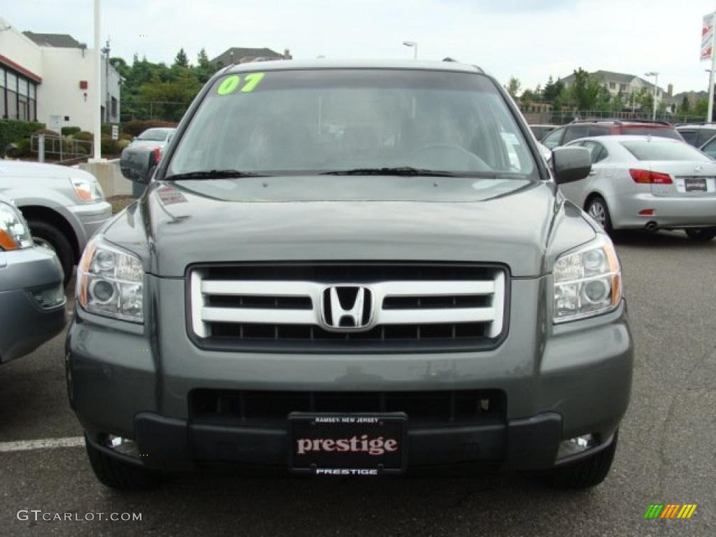 2007 Pilot EX 4WD - Nimbus Gray Metallic / Gray photo #2