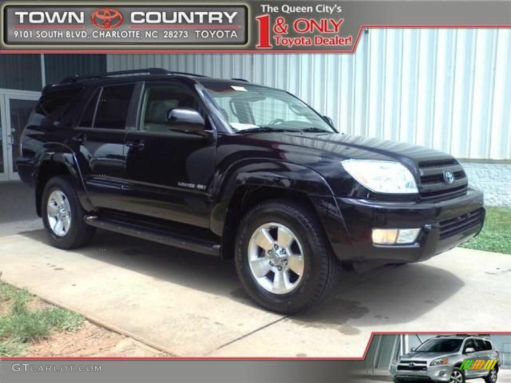 2005 4Runner Limited 4x4 - Black / Stone photo #1