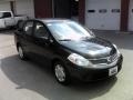 2009 Super Black Nissan Versa 1.8 S Sedan  photo #3