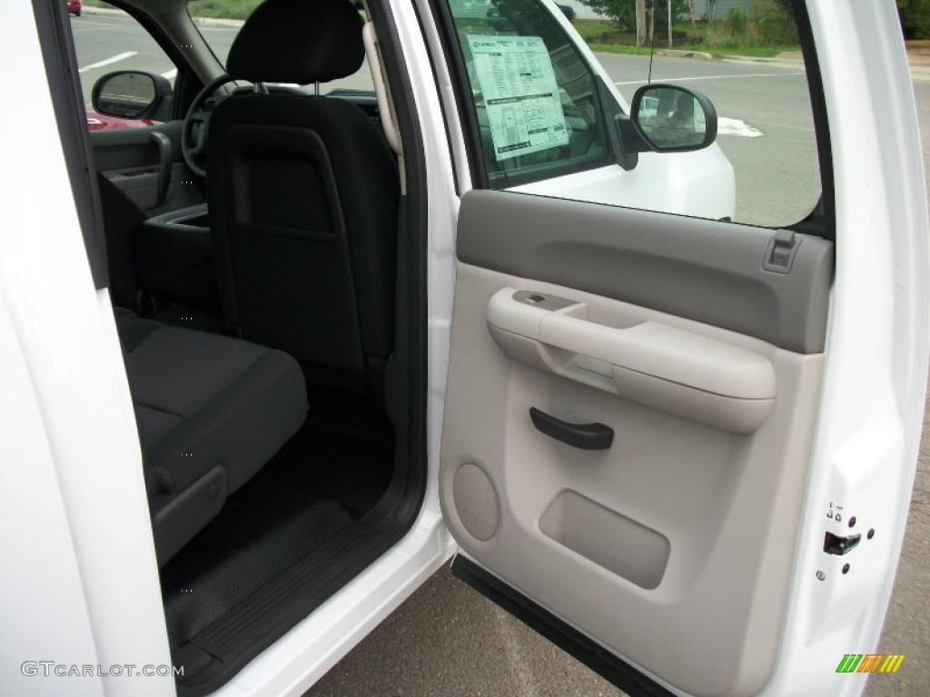 2010 Silverado 2500HD LS Crew Cab 4x4 - Summit White / Dark Titanium photo #19