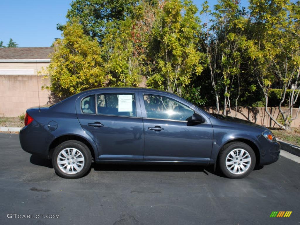 2009 Cobalt LS Sedan - Slate Metallic / Gray photo #1