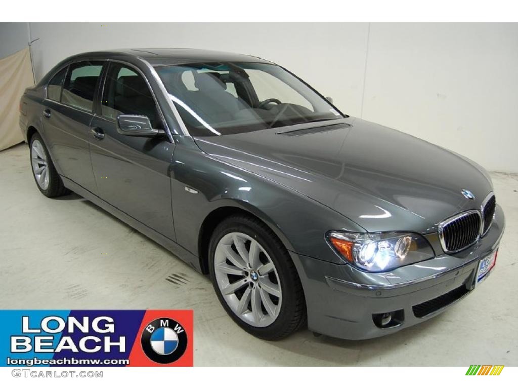 2007 7 Series 750Li Sedan - Sterling Grey Metallic / Flannel Grey photo #1