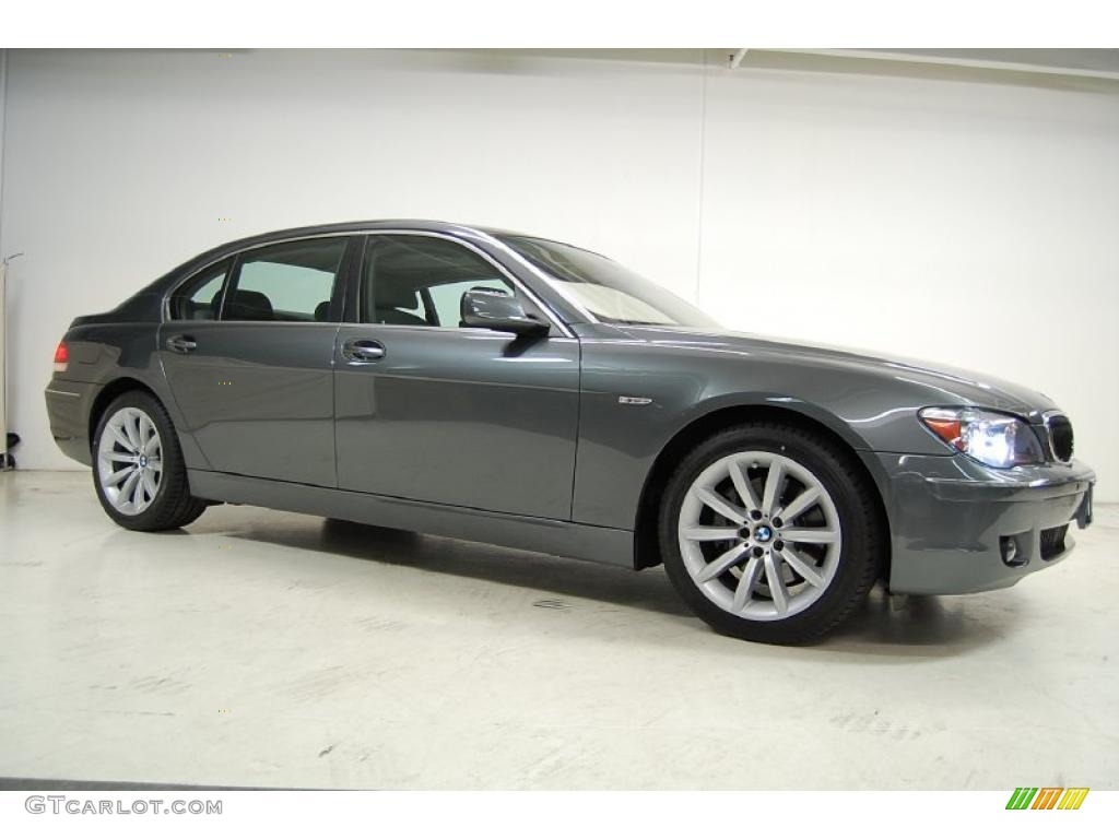 2007 7 Series 750Li Sedan - Sterling Grey Metallic / Flannel Grey photo #2