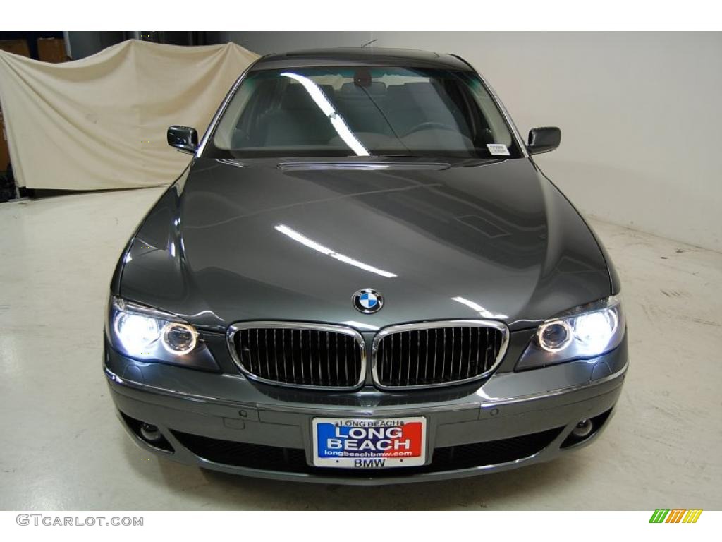 2007 7 Series 750Li Sedan - Sterling Grey Metallic / Flannel Grey photo #5