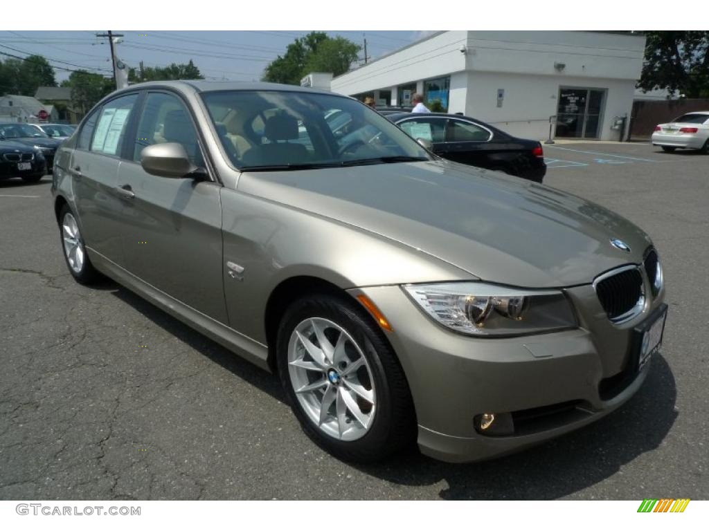 2010 3 Series 328i xDrive Sedan - Platinum Bronze Metallic / Cream Beige photo #1