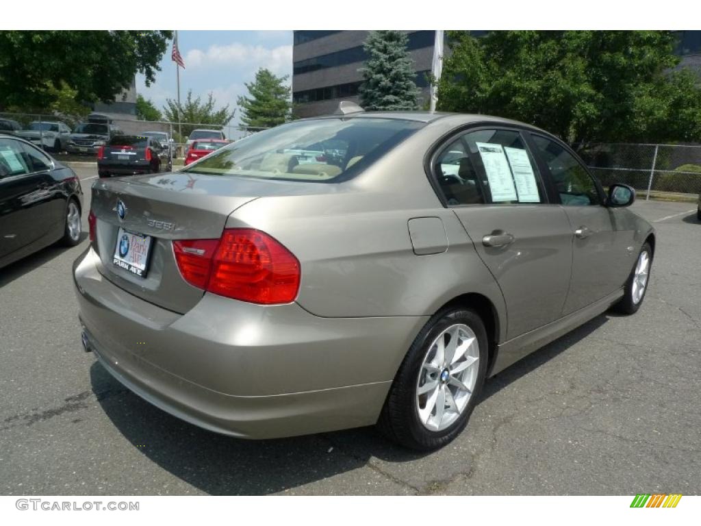 2010 3 Series 328i xDrive Sedan - Platinum Bronze Metallic / Cream Beige photo #2