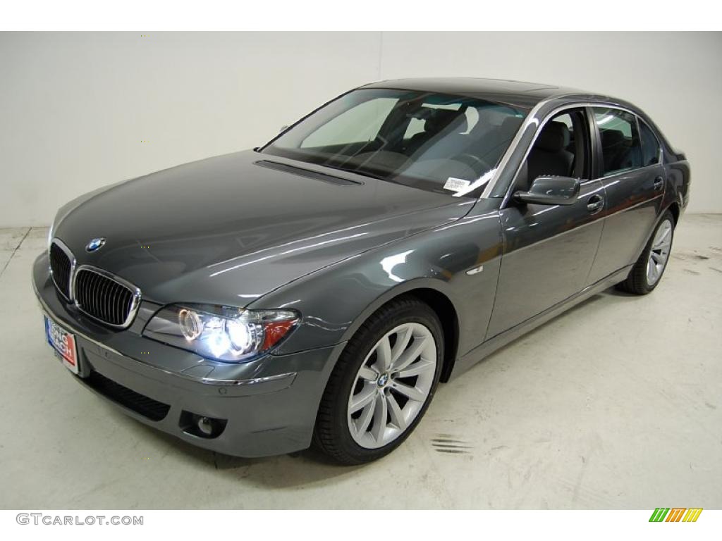 2007 7 Series 750Li Sedan - Sterling Grey Metallic / Flannel Grey photo #10