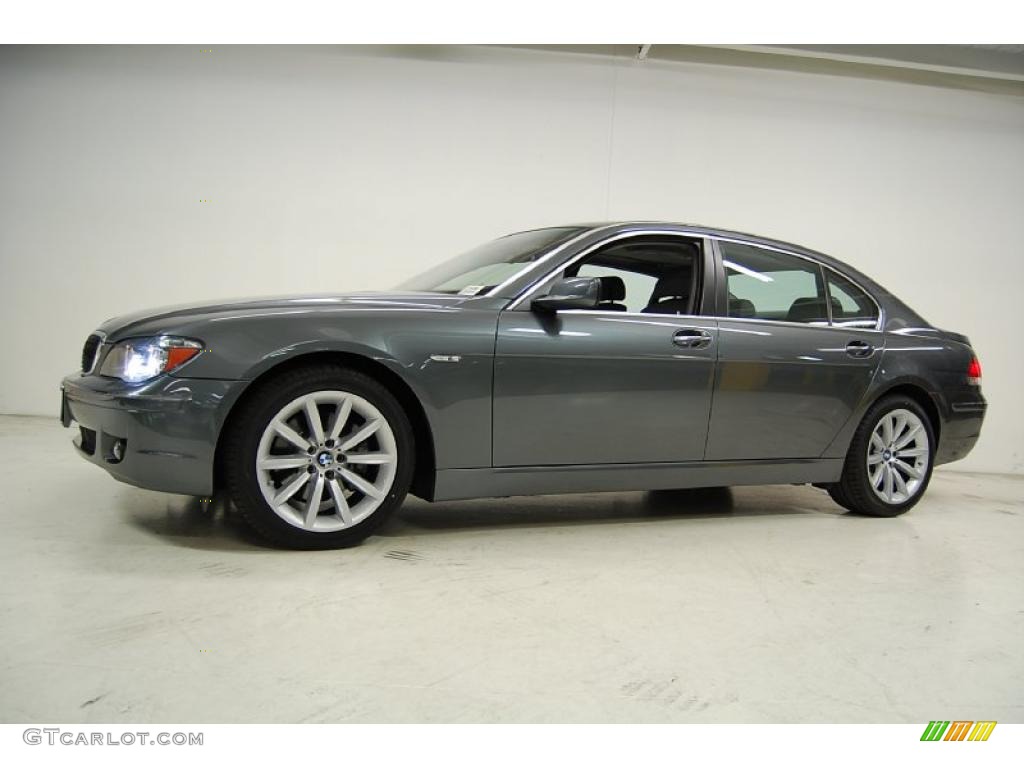 2007 7 Series 750Li Sedan - Sterling Grey Metallic / Flannel Grey photo #11