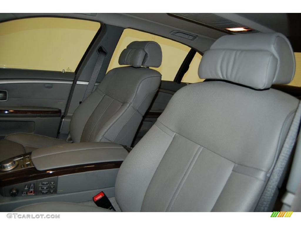 2007 7 Series 750Li Sedan - Sterling Grey Metallic / Flannel Grey photo #20