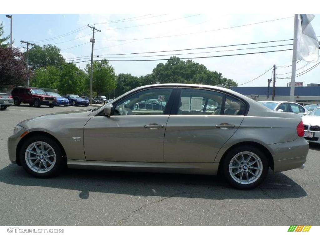 2010 3 Series 328i xDrive Sedan - Platinum Bronze Metallic / Cream Beige photo #17