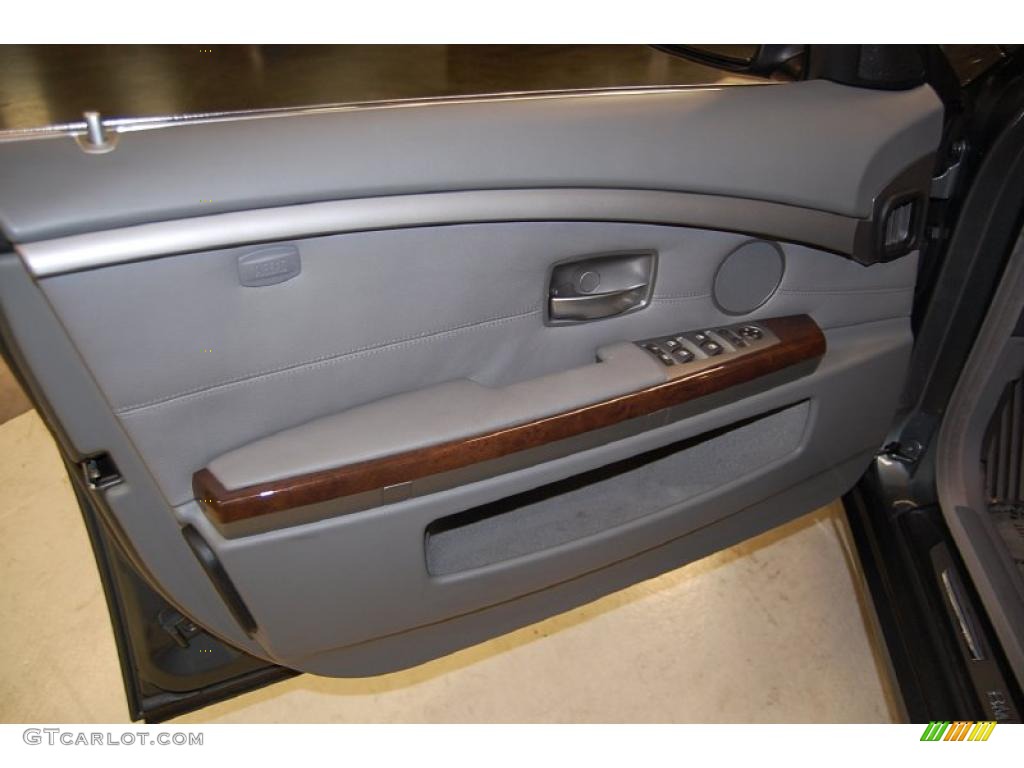 2007 7 Series 750Li Sedan - Sterling Grey Metallic / Flannel Grey photo #22