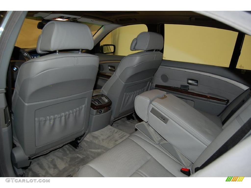 2007 7 Series 750Li Sedan - Sterling Grey Metallic / Flannel Grey photo #24