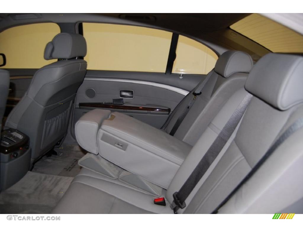 2007 7 Series 750Li Sedan - Sterling Grey Metallic / Flannel Grey photo #25