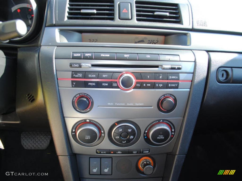 2008 MAZDA3 s Grand Touring Sedan - Galaxy Gray Mica / Black photo #10