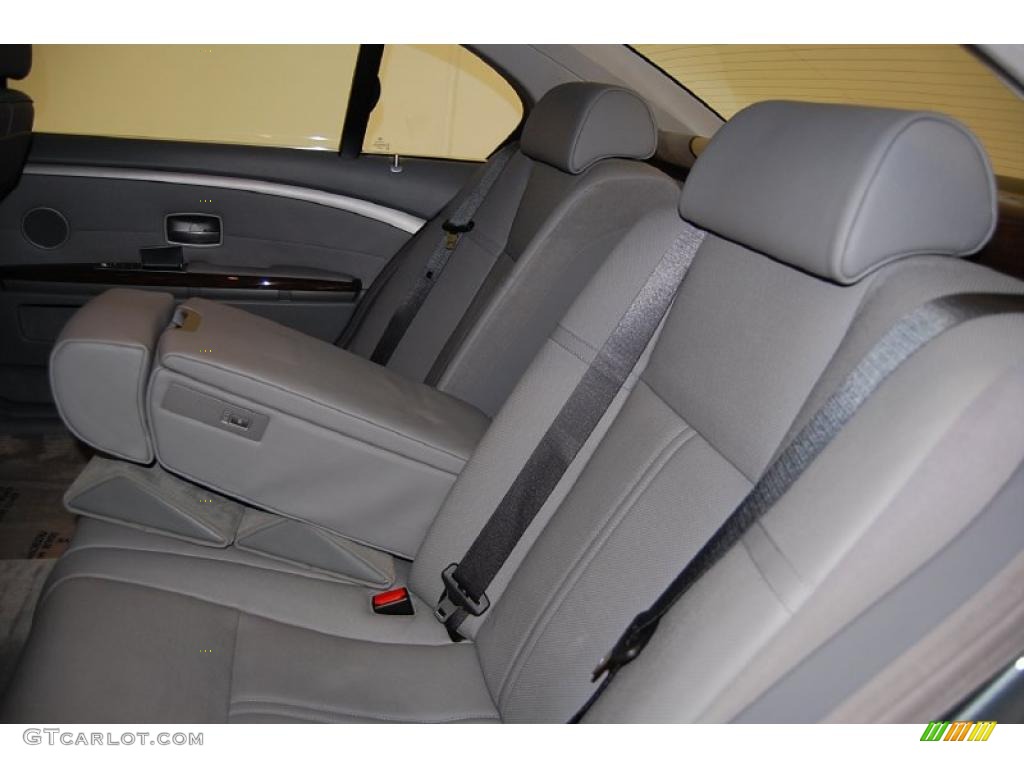 2007 7 Series 750Li Sedan - Sterling Grey Metallic / Flannel Grey photo #26