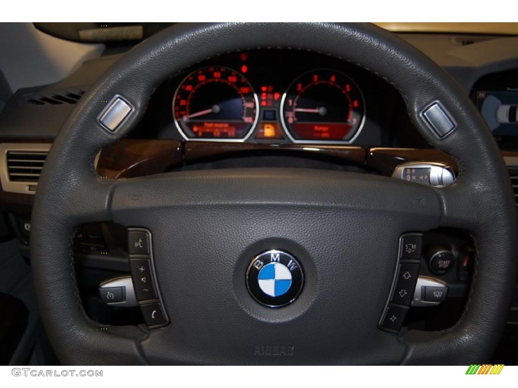 2007 7 Series 750Li Sedan - Sterling Grey Metallic / Flannel Grey photo #30