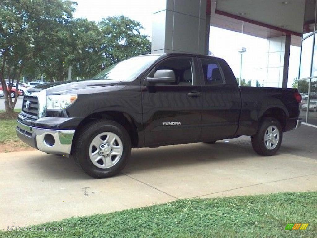 2008 Tundra Double Cab - Black / Graphite Gray photo #18