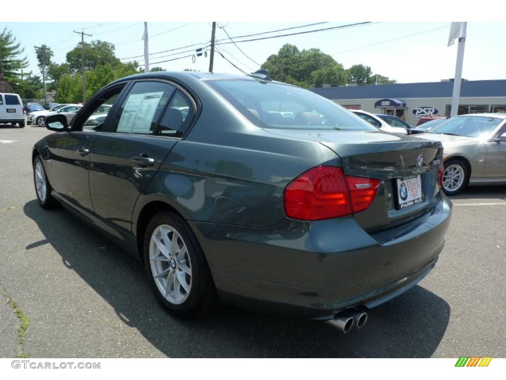 2010 3 Series 328i xDrive Sedan - Tasman Green Metallic / Saddle Brown Dakota Leather photo #4