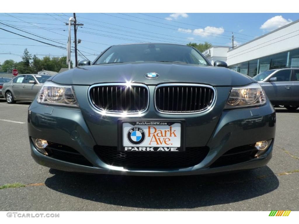 2010 3 Series 328i xDrive Sedan - Tasman Green Metallic / Saddle Brown Dakota Leather photo #5