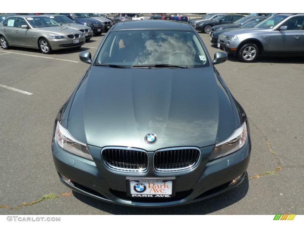 2010 3 Series 328i xDrive Sedan - Tasman Green Metallic / Saddle Brown Dakota Leather photo #12