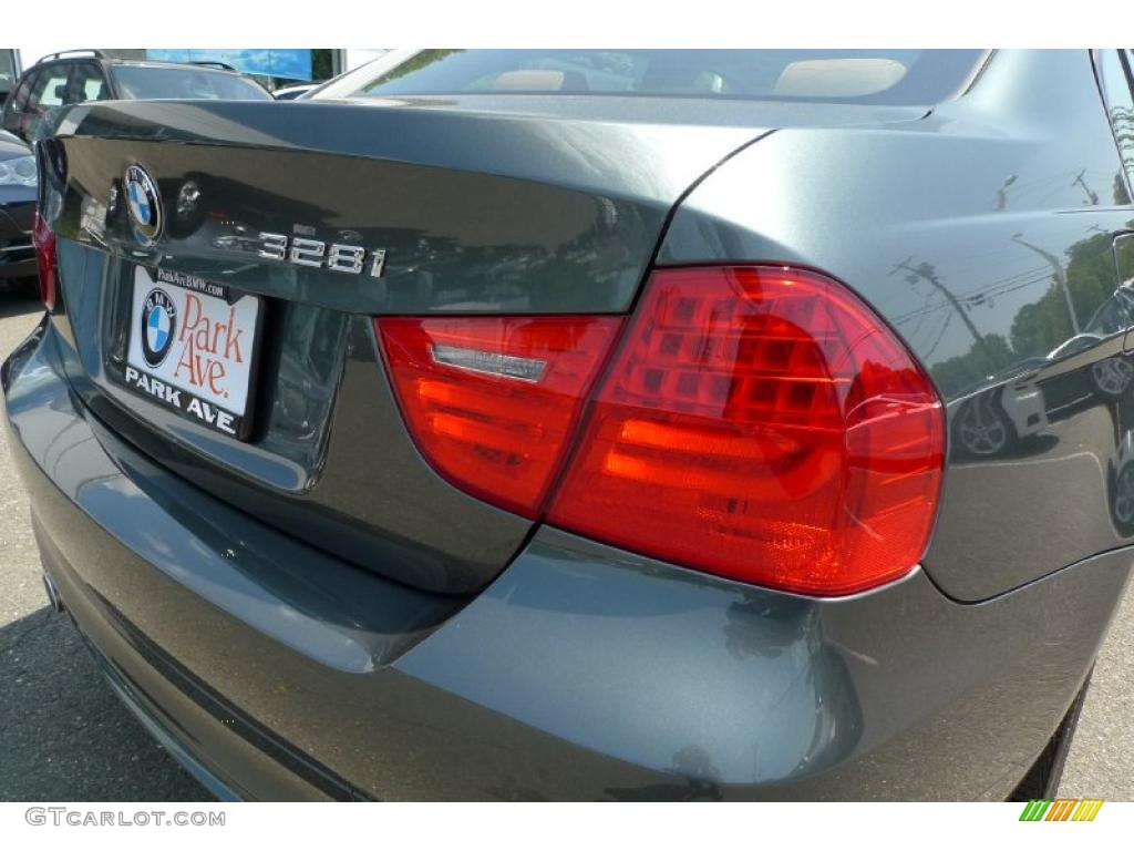 2010 3 Series 328i xDrive Sedan - Tasman Green Metallic / Saddle Brown Dakota Leather photo #15