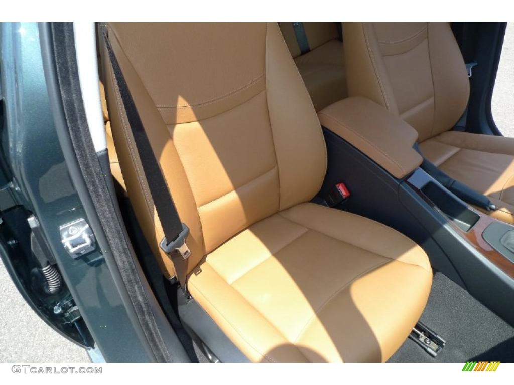 2010 3 Series 328i xDrive Sedan - Tasman Green Metallic / Saddle Brown Dakota Leather photo #35