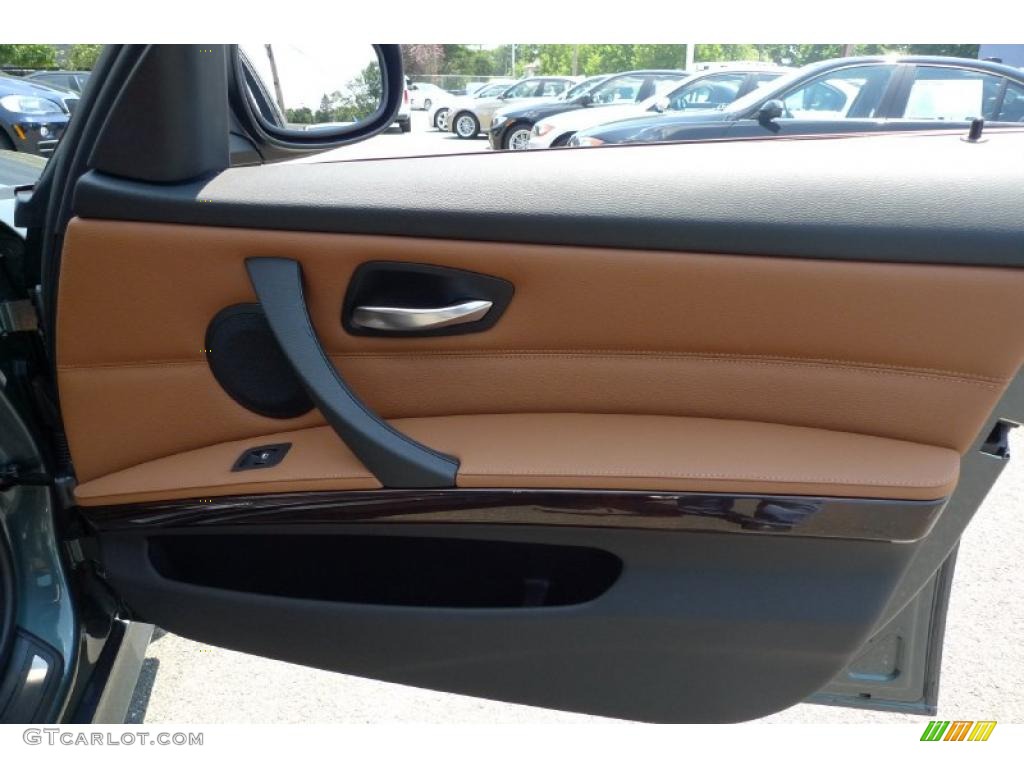 2010 3 Series 328i xDrive Sedan - Tasman Green Metallic / Saddle Brown Dakota Leather photo #37