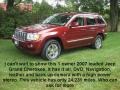 2007 Red Rock Crystal Pearl Jeep Grand Cherokee Overland 4x4  photo #1