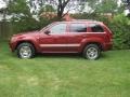 2007 Red Rock Crystal Pearl Jeep Grand Cherokee Overland 4x4  photo #2