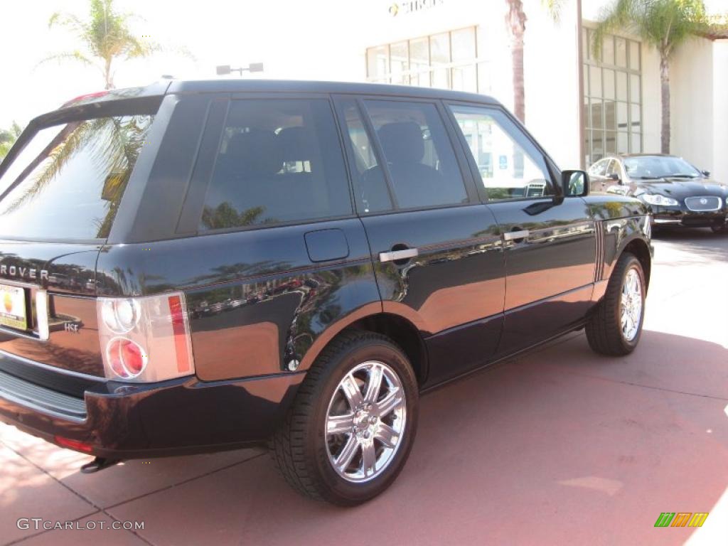 2007 Range Rover HSE - Java Black Pearl / Sand Beige photo #4