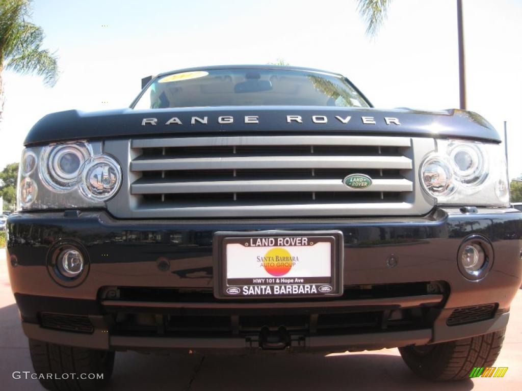2007 Range Rover HSE - Java Black Pearl / Sand Beige photo #6