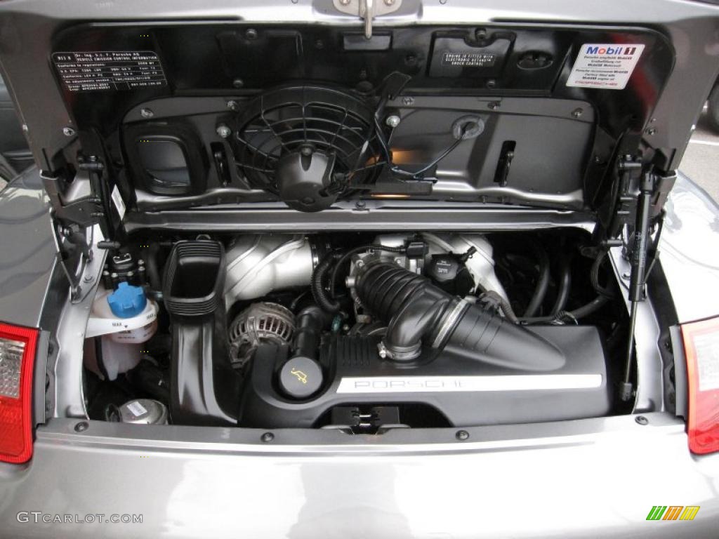 2008 911 Carrera S Coupe - Meteor Grey Metallic / Black photo #10