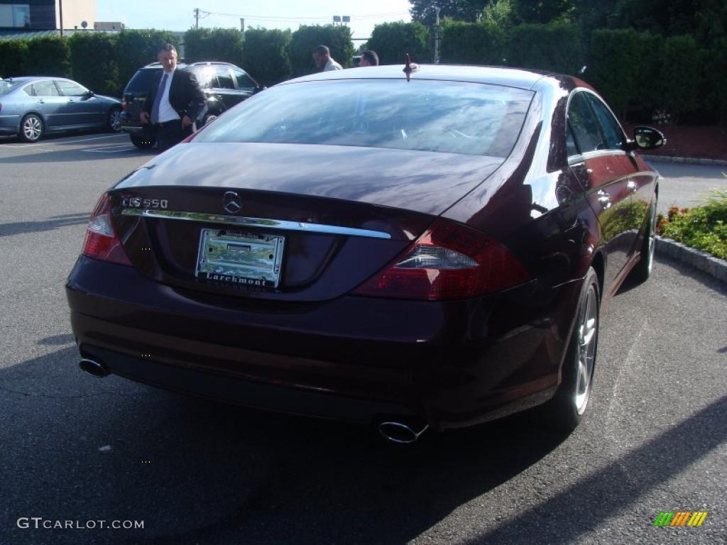 2007 CLS 550 - Barolo Red Metallic / Cashmere photo #4