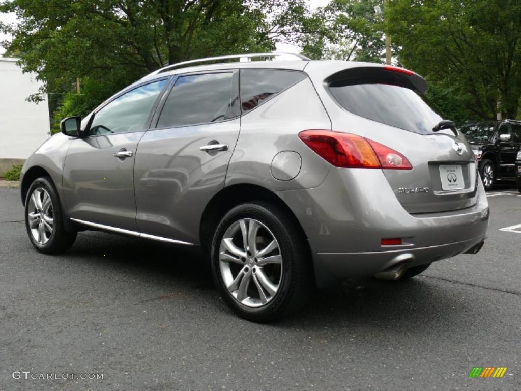 2009 Murano LE AWD - Platinum Graphite Metallic / Black photo #7