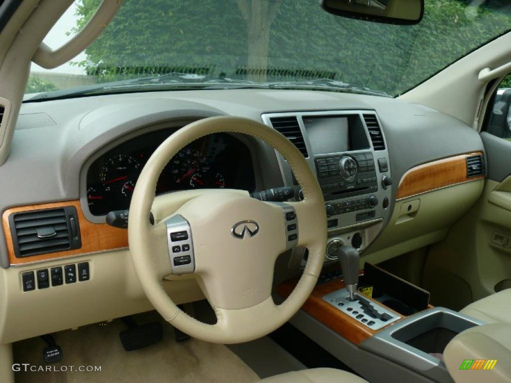 2010 Infiniti QX 56 4WD Wheat Dashboard Photo #33280501