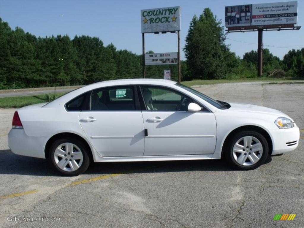 2011 Impala LS - Summit White / Neutral photo #6