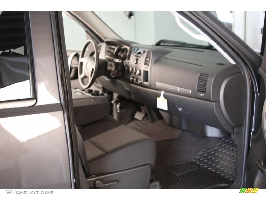 2010 Silverado 1500 LT Extended Cab 4x4 - Taupe Gray Metallic / Ebony photo #5