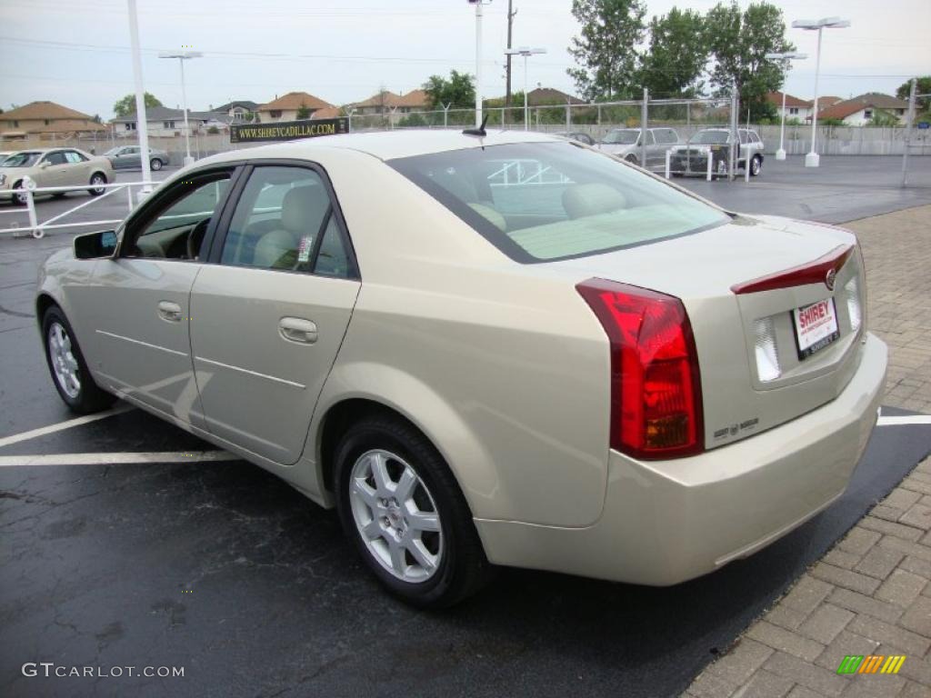 2007 CTS Sedan - Gold Mist / Cashmere photo #6