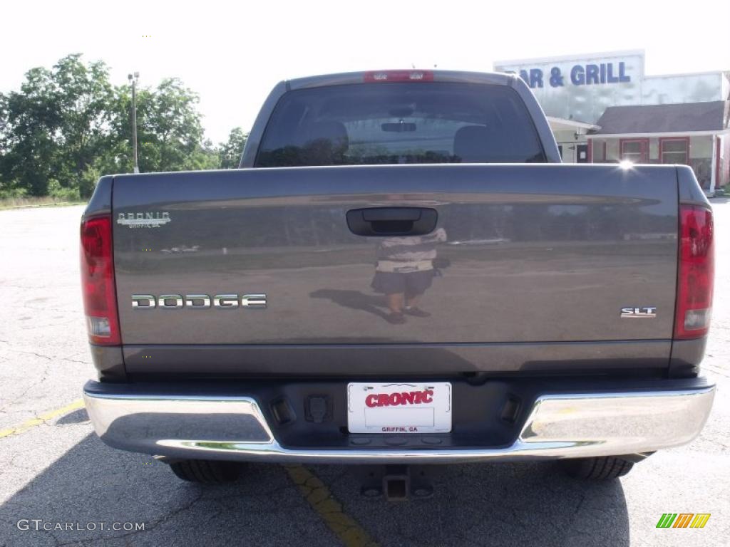 2004 Ram 1500 SLT Quad Cab - Graphite Metallic / Dark Slate Gray photo #4