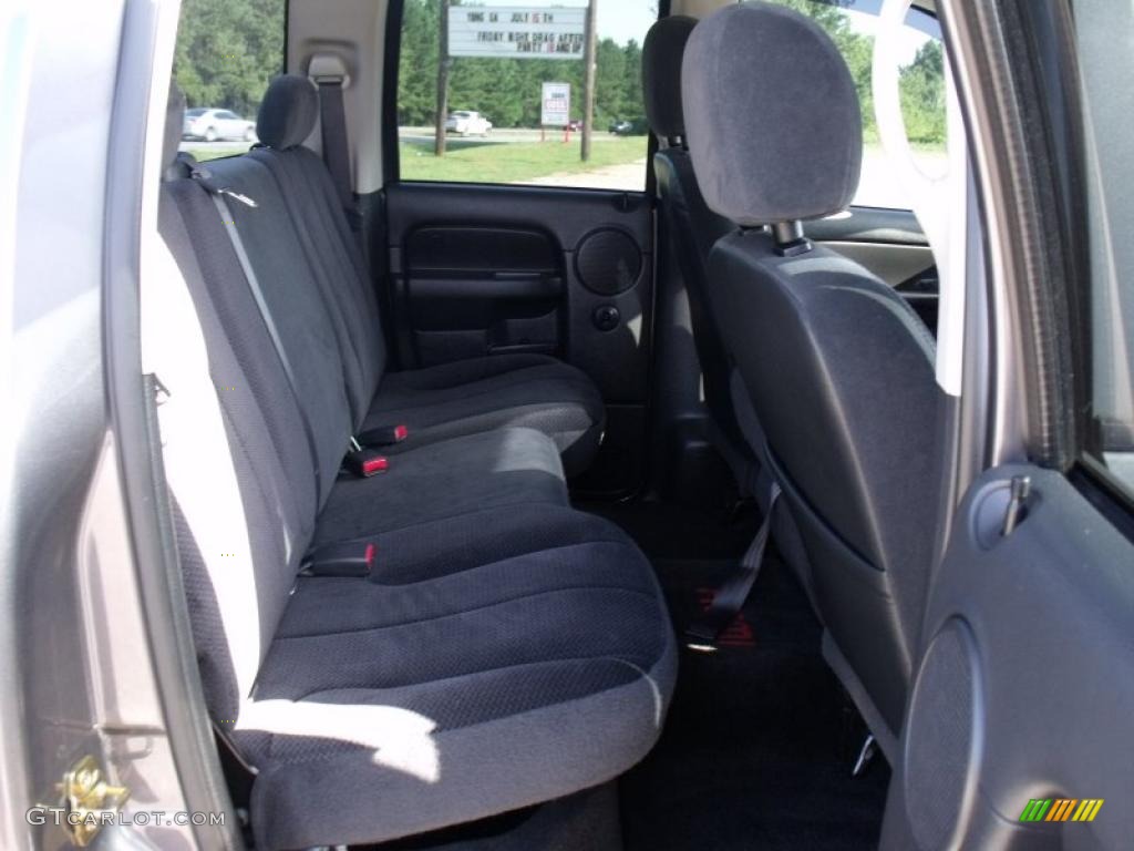 2004 Ram 1500 SLT Quad Cab - Graphite Metallic / Dark Slate Gray photo #14