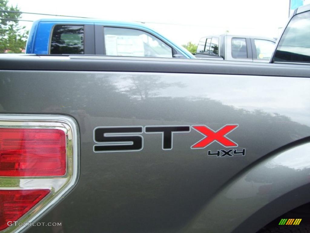 2010 F150 STX SuperCab 4x4 - Sterling Grey Metallic / Medium Stone photo #7