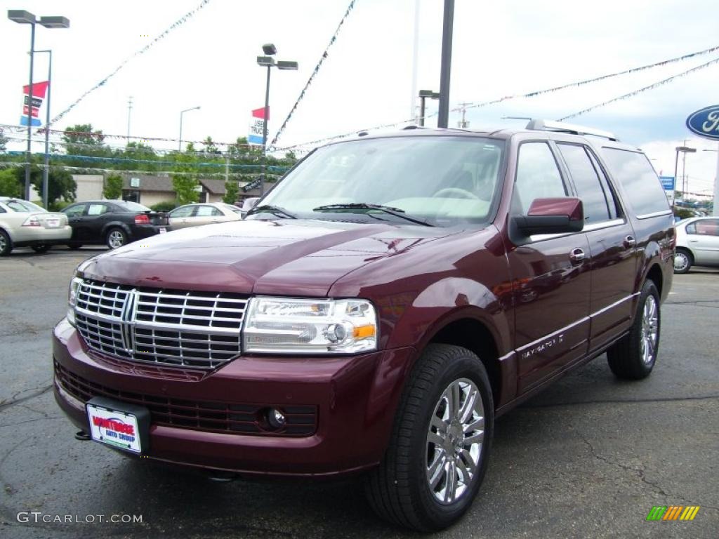 Royal Red Metallic Lincoln Navigator