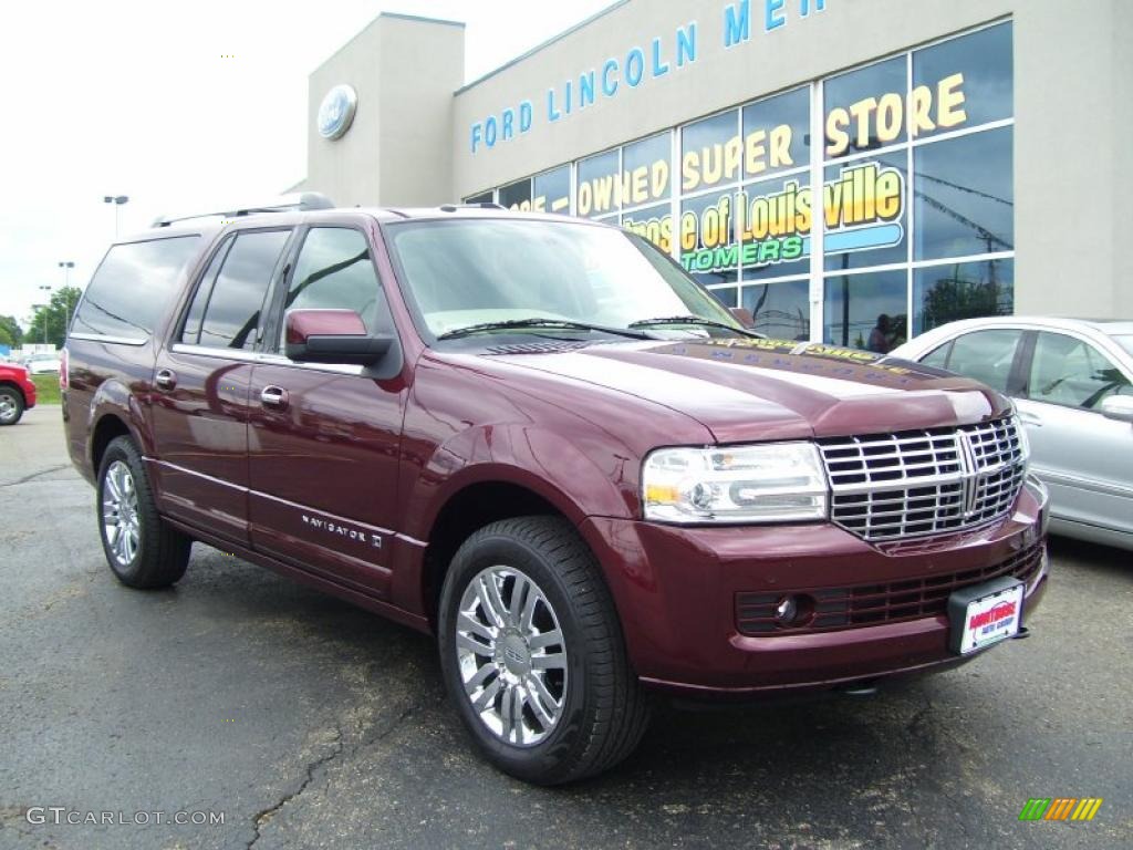 2010 Navigator L 4x4 - Royal Red Metallic / Stone photo #2