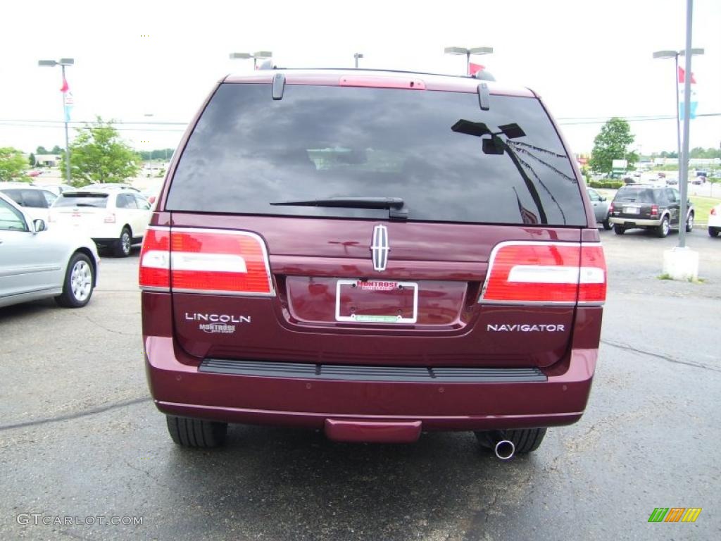 2010 Navigator L 4x4 - Royal Red Metallic / Stone photo #4