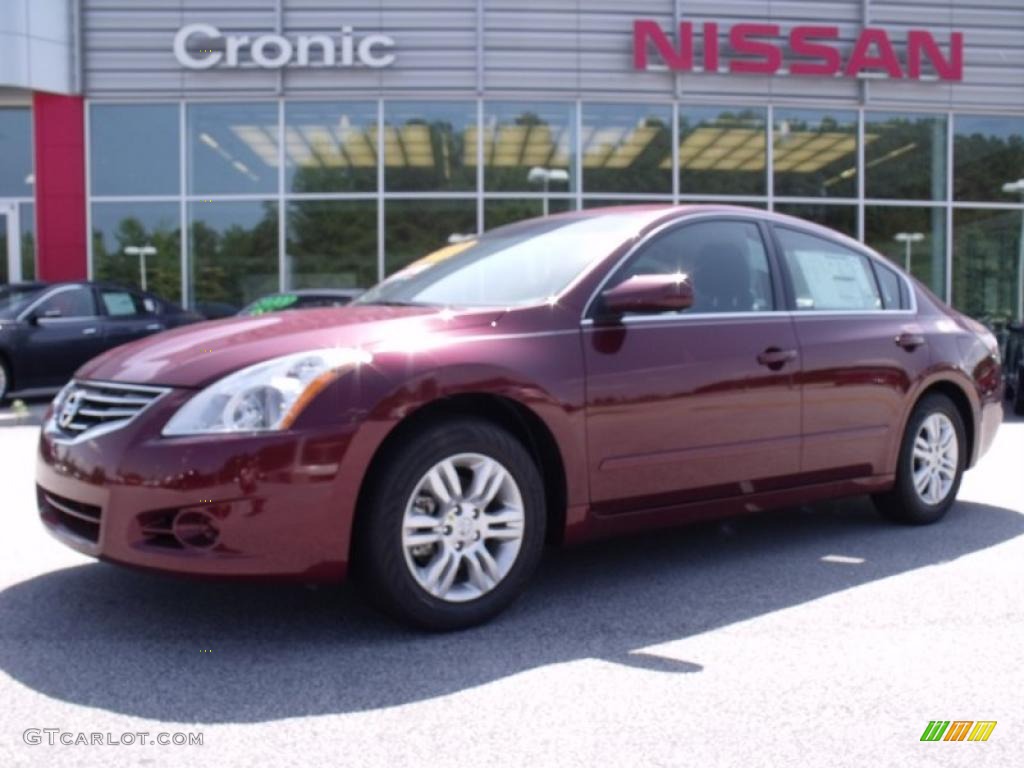 2010 Altima 2.5 S - Tuscan Sun Red / Charcoal photo #1