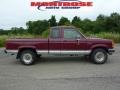 1992 Medium Cabernet Red Metallic Ford Ranger XLT Extended Cab 4x4  photo #1