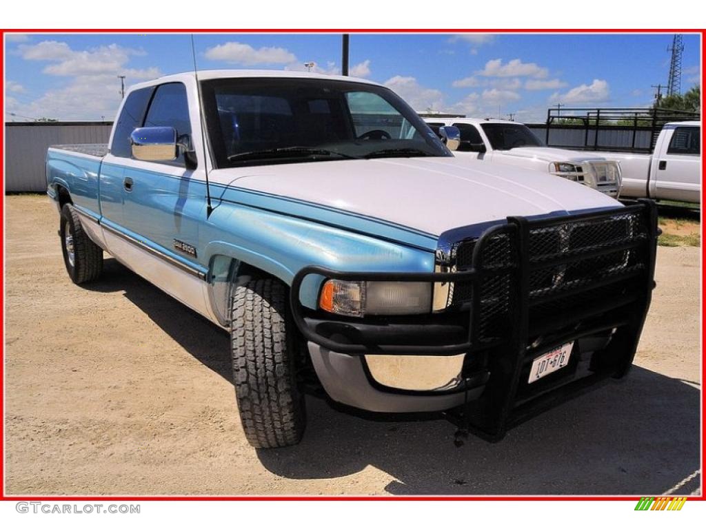 1996 Ram 2500 SLT Extended Cab - Stone White / Gray photo #9