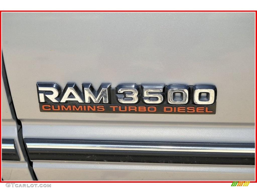 1997 Ram 3500 Laramie Extended Cab 4x4 Dually - Light Driftwood Metallic / Gray photo #11