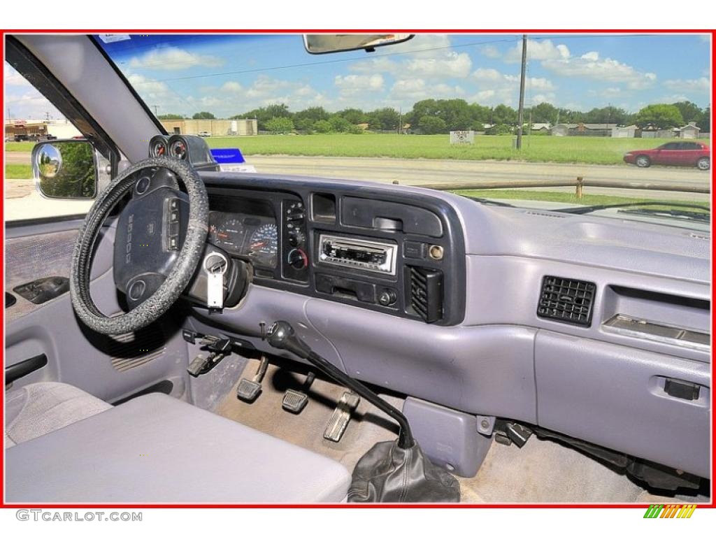 1997 Ram 3500 Laramie Extended Cab 4x4 Dually - Light Driftwood Metallic / Gray photo #20